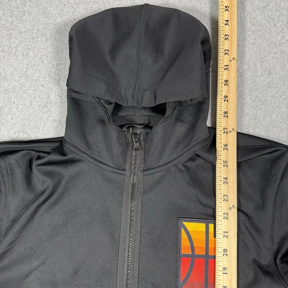 Nike NBA Utah Jazz Dri-FIT Full Zip Hoodie Jacket Men's L Black Team Warmup Logo